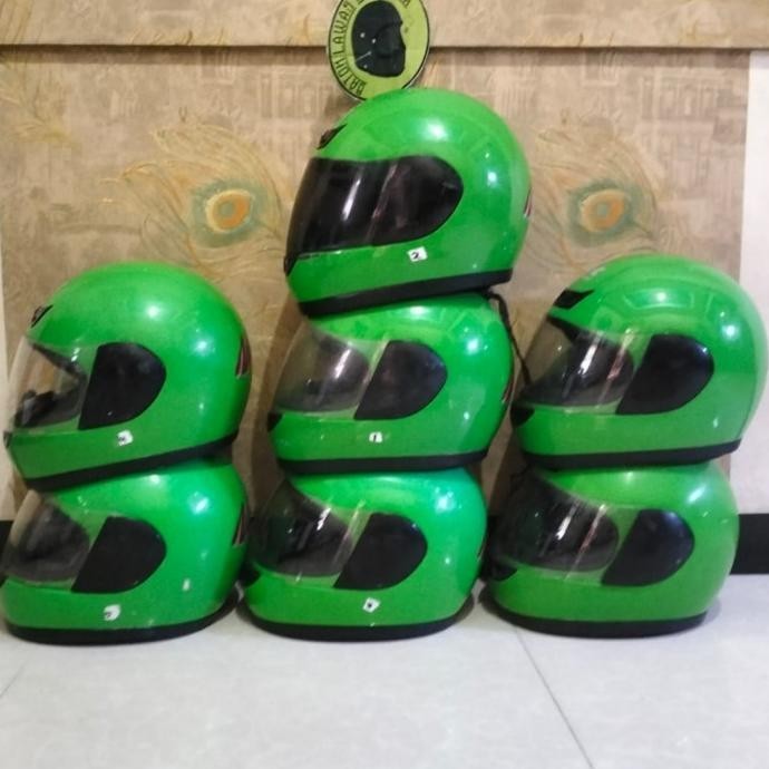 HELM NINJA HIJAU, BAHAN ALA ALA ARAI