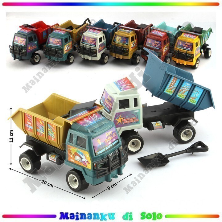 [Mainanku] Mainan Anak Truk Dump Bak Truk Batu Bara Pasir Mainan Kendaraan Konstruksi