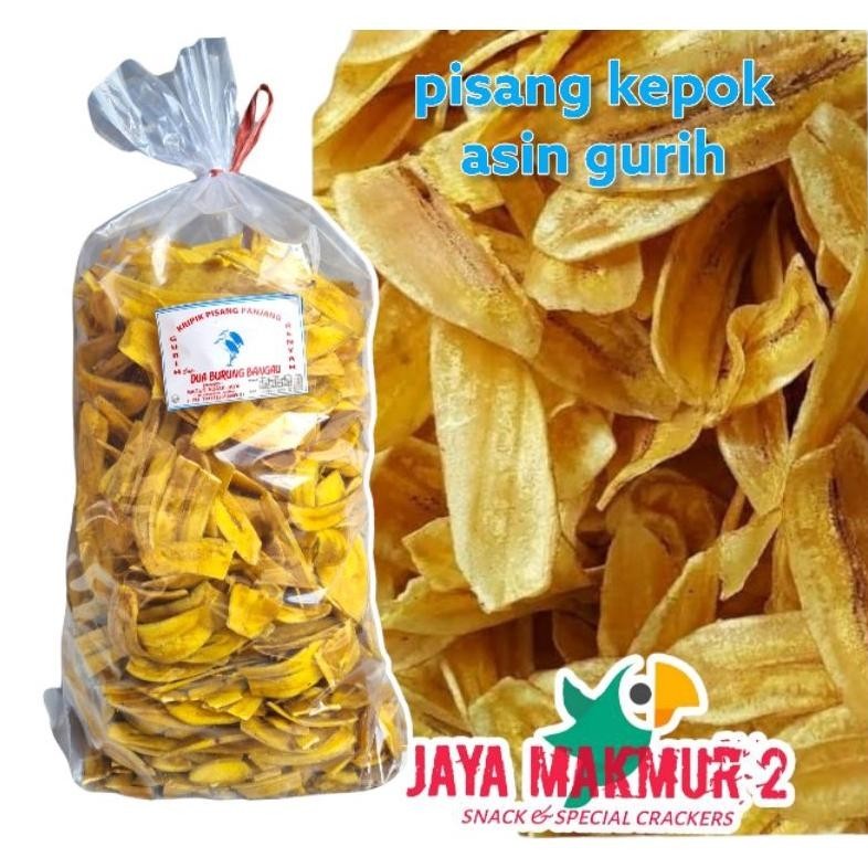 

ZAI-2530 Keripik Pisang Asin Gurih 500gram Keripik Pisang Kepok Lampung Terlaris