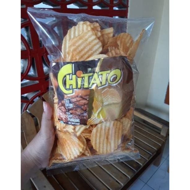 

Ez23 Snack kiloan Chitato keripik kentang 250gr Original