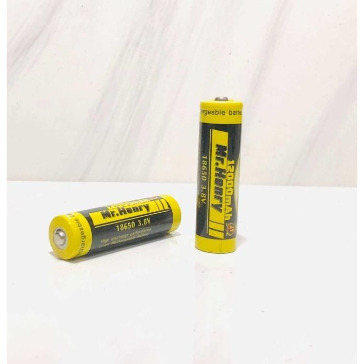 BATERAI BATRAI BATRE Mr Henry Charger 18650 3.7V 12000ma