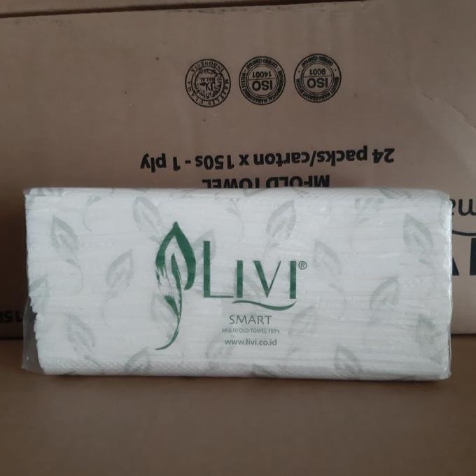 Tissue Livi Smart Multifold Towel 24 Pack / Tissue Livi Hand Towel