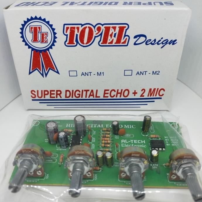 Kit Echo Towel Super Digital Echo + 2 Mic