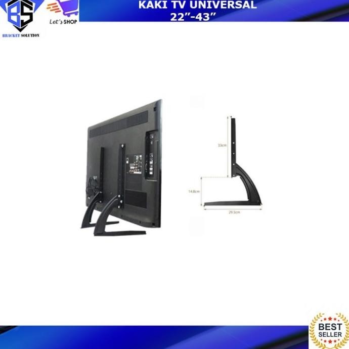 Bracket / Breket / Brecket Tv, Stand Kaki Tv Led 24" Sampai 65" Inch