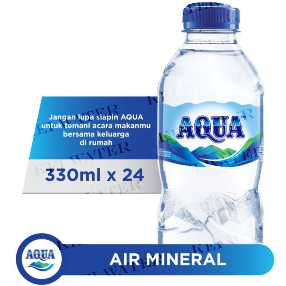 

AQUA KEMASAN BOTOL 330 ML