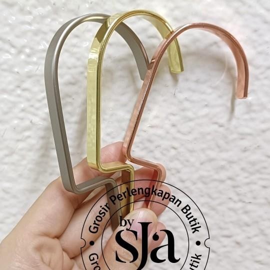 Kaitan Hanger Gold 10 Cm / Cantolan Hanger Gold / Hook Hanger