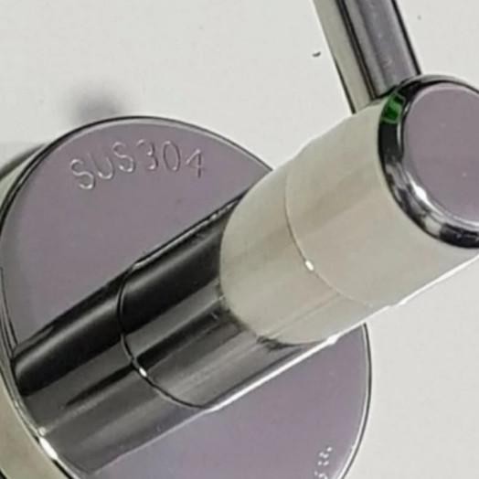 Single Hook Stainless Hitam / Gantungan Baju Single