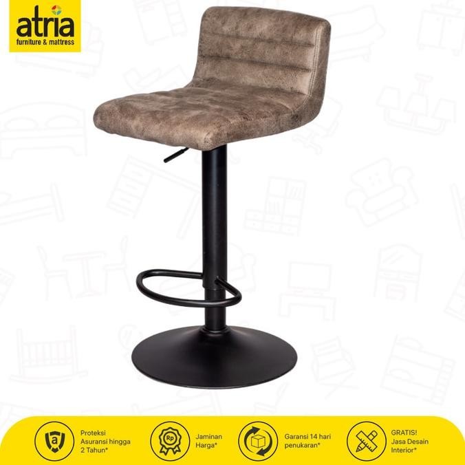 Kursi Cafe Kursi Bar Barstoo Vintano Brown Atria