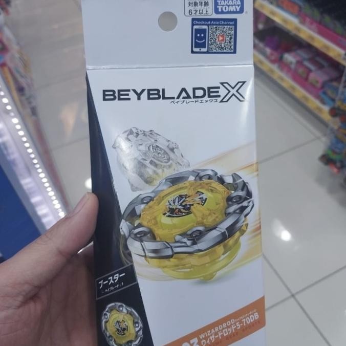 Promo Besar Beyblade X Ux 03 Wizard Rod