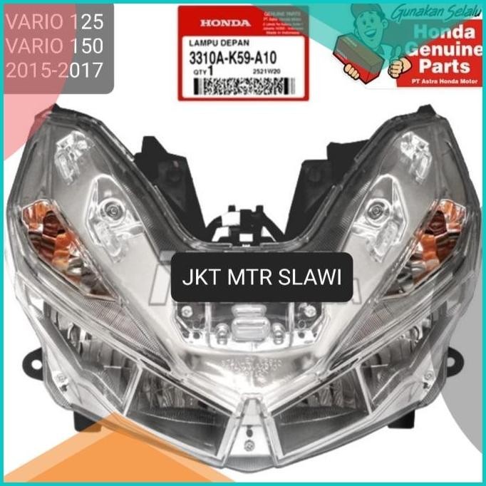 Lampu depan atau reflektor vario 125 vario 150 ori honda Ahm 8JVLZ4 to