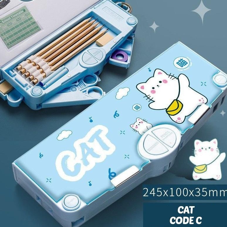

Rg-4 Tempat Pensil Multifungsi Motif Unicorn Dinosaurus Astronot Untuk Anak Paud Sd Tk Kotak Pensil Pola Kartun 2 Lapis Import Berkualitas Kado Anak Keren Cod