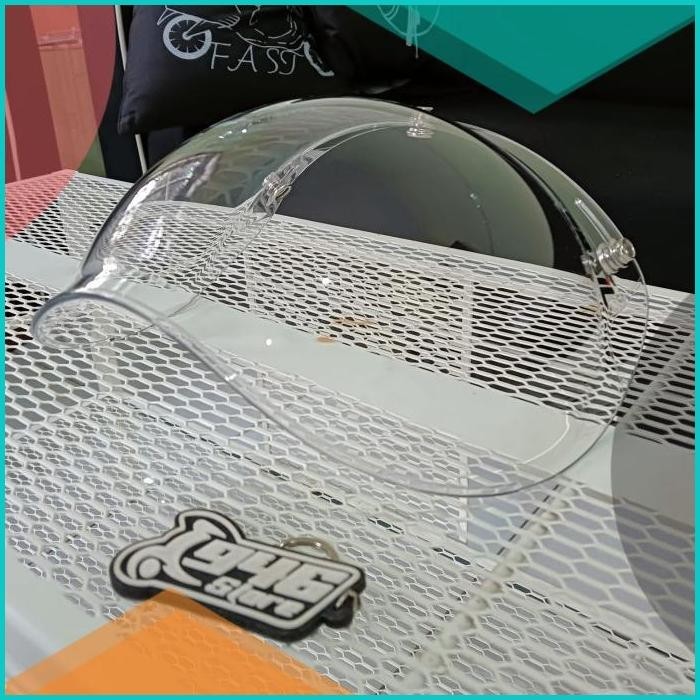 Snail Kaca Helm / Snail Visor Helm Vespa Retro F7 Clear 8JVLZ4 onderdi