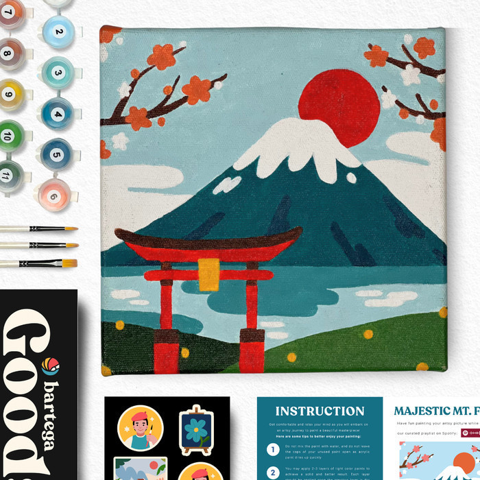 

Paint By Number - Majestic Mount Fuji City Series