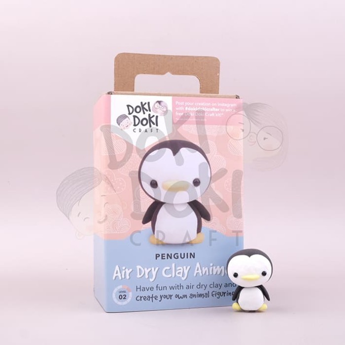 

Animal Clay Craft Kit - Diy - Penguin Kerajinan Tangan