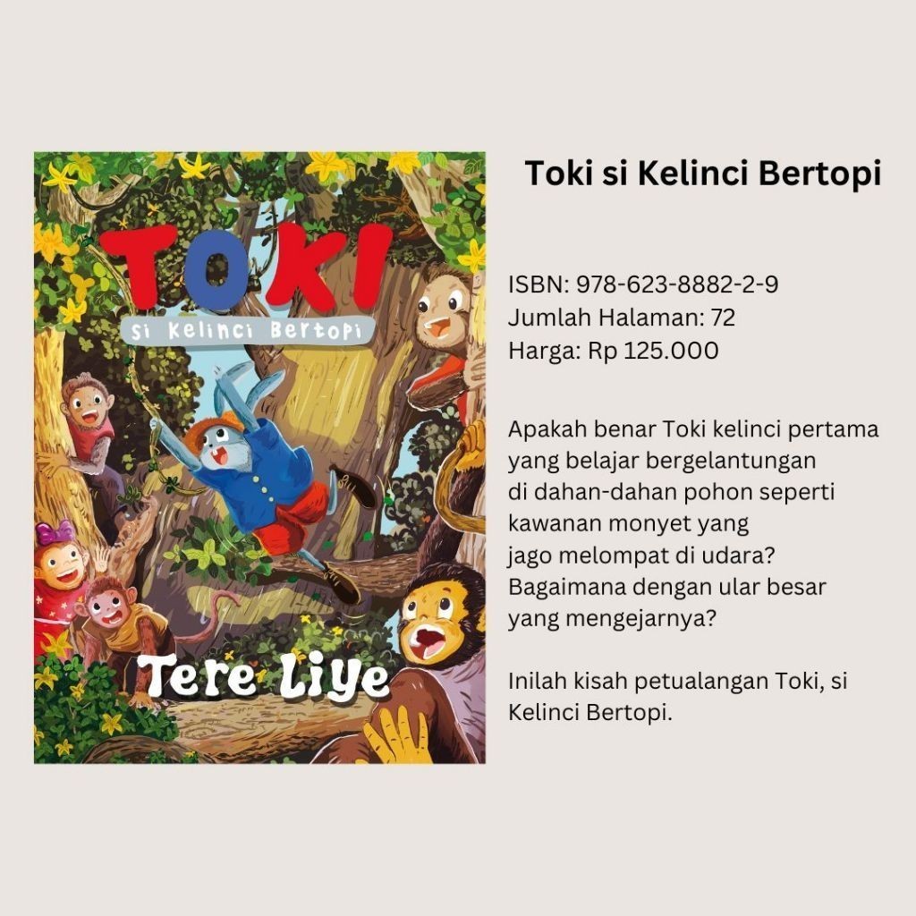 [ORIGINAL] - TOKI SI KELINCI BERTOPI - TERE LIYE