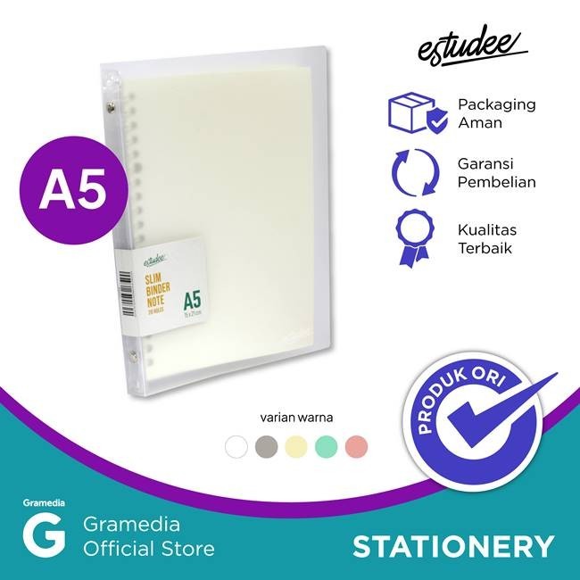 

Gramedia-Estudee Binder Note Slim A5 Tosca