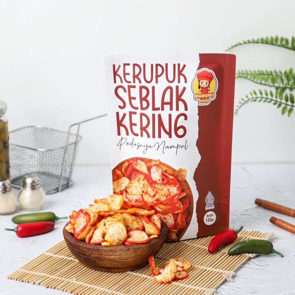 

IQR-914 Parayu Food - Paket Usaha Dapat 25 Pcs Ukuran 50gr Varian Bareng Kripca Lidi Makaroni Urill Bantet Kerupuk Basreng Premium