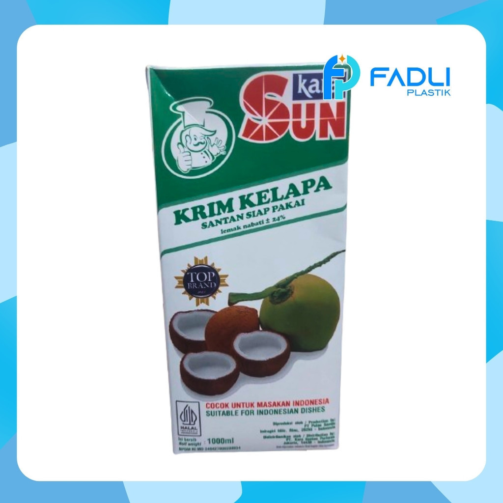 

Sun Kara Krim Kelapa Santan Instan 1000 ML