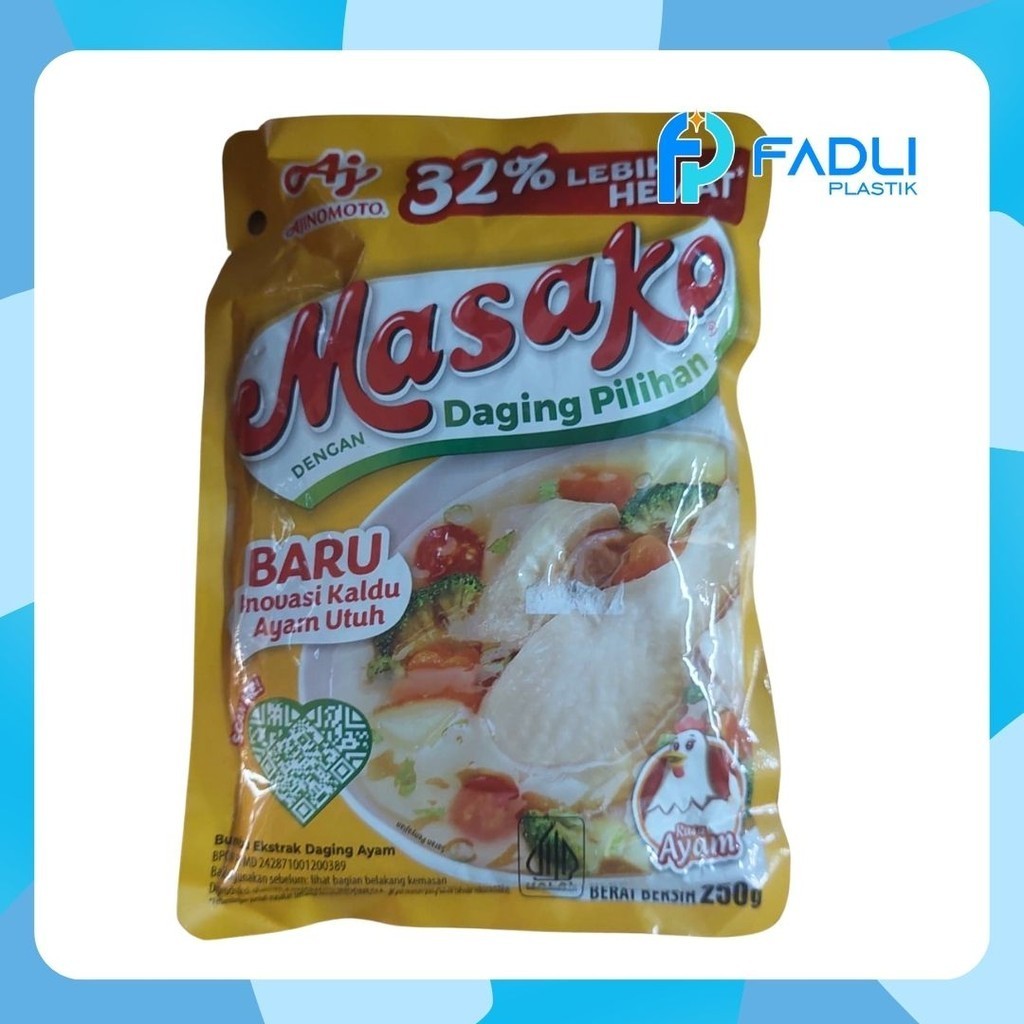 

Masako Ayam dan Masako Sapi 250 gram Kaldu Penyedap bubuk