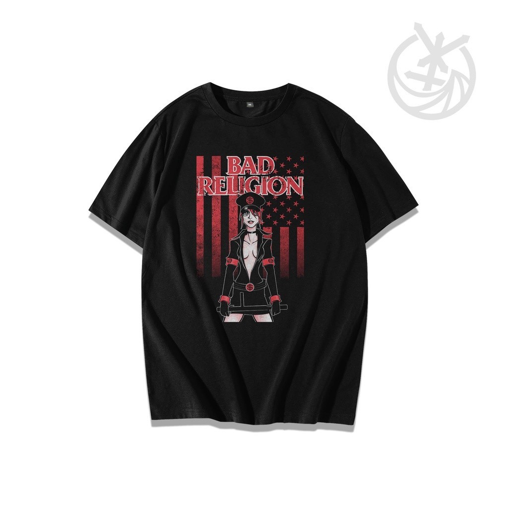 Kaos pria keren terbaru| Kaos pria distro keren| Baju pria distro| Baju Band Punk Bad Religion 893