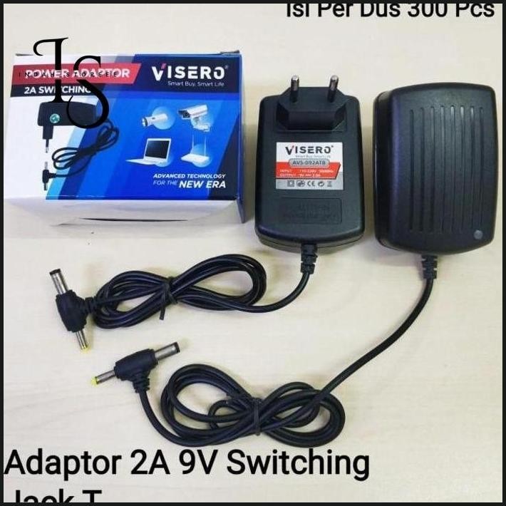 Adaptor 9 Volt 2 Ampere Visero indah_storeee
