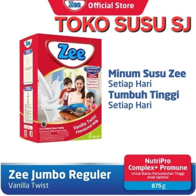 

Zee Reguler Vanila 2x450 gr / Kid zee reg 900 gr Vanila