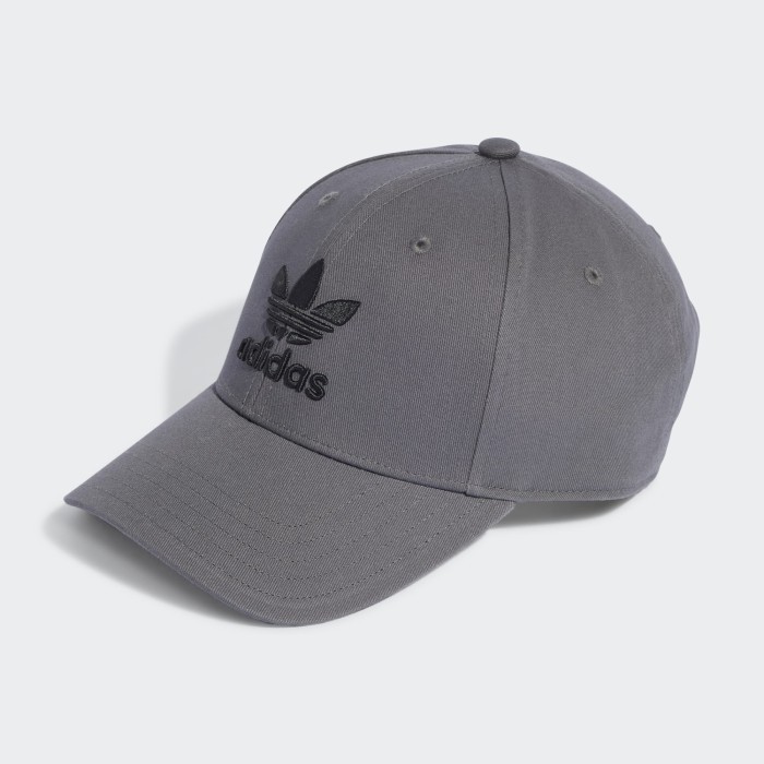 Adidas Originals Topi Trefoil Baseball Unisex Abu-Abu Il4844