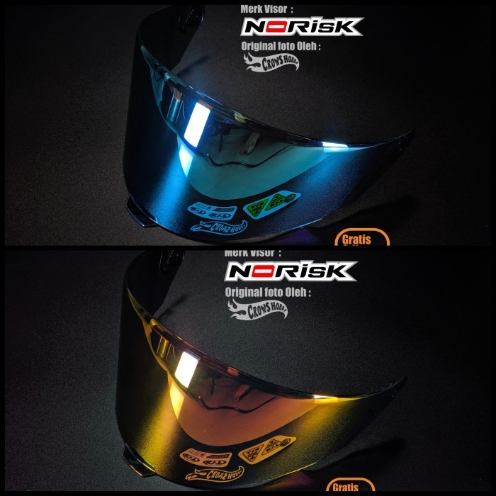 Visor Kaca Helm Iridium Venom Norisk Kyt Tt Course Ttc