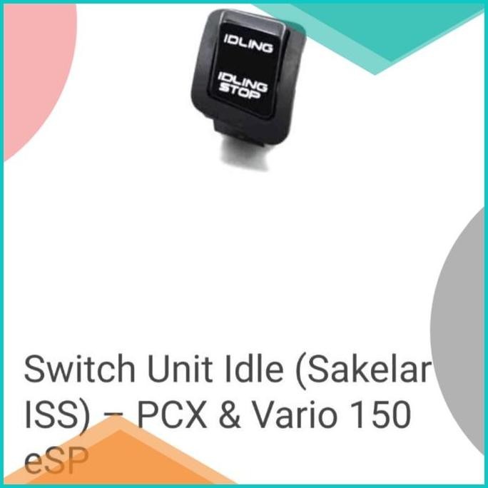 Tombol idling stop Switch Unit Idle Sakelar ISS pcx vario 150 ori ahm5