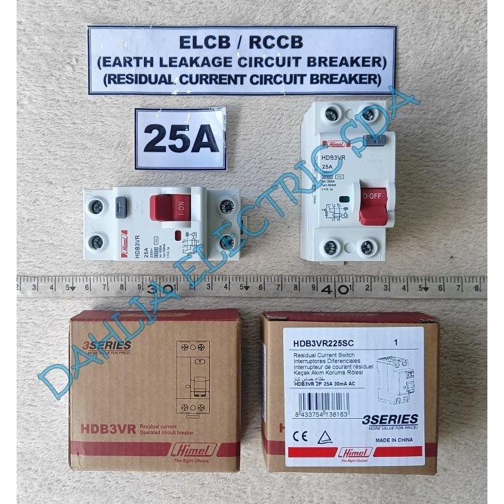 ] ELCB / RCCB 25A HIMEL 1P+N