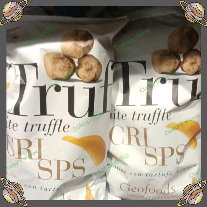 

[CLS] GEOFOODS WHITE TRUFFLE CRISPS/KERIPIK KENTANG 130 GR/KERIPIK