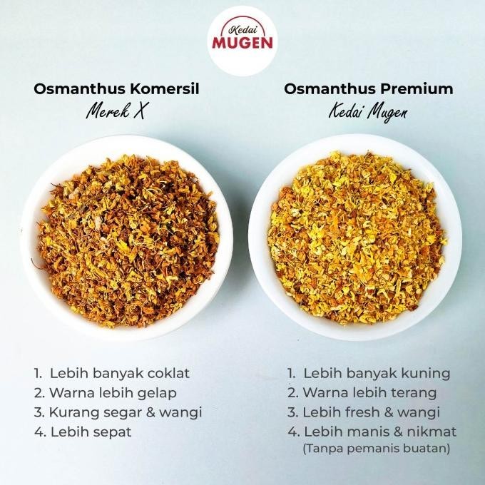 

High Grade Osmanthus Tea | Teh Bunga Herbal Osmanthus Kedai Mugen 50g LA