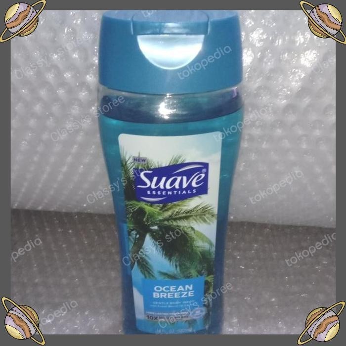 

[CLS] SUAVE ESSENTIALS BODY WASH OCEAN BREEZE WITH FRESH BLEND OIL ESSENCE