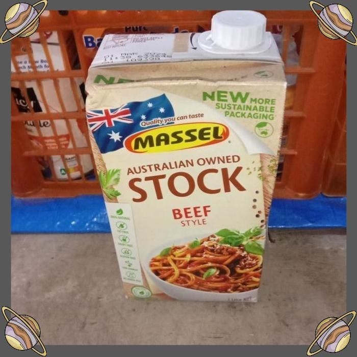 

[CLS] MASSEL BEEF STOCK LIQIUD 1 LITER/MASSEL KALDU CAIR