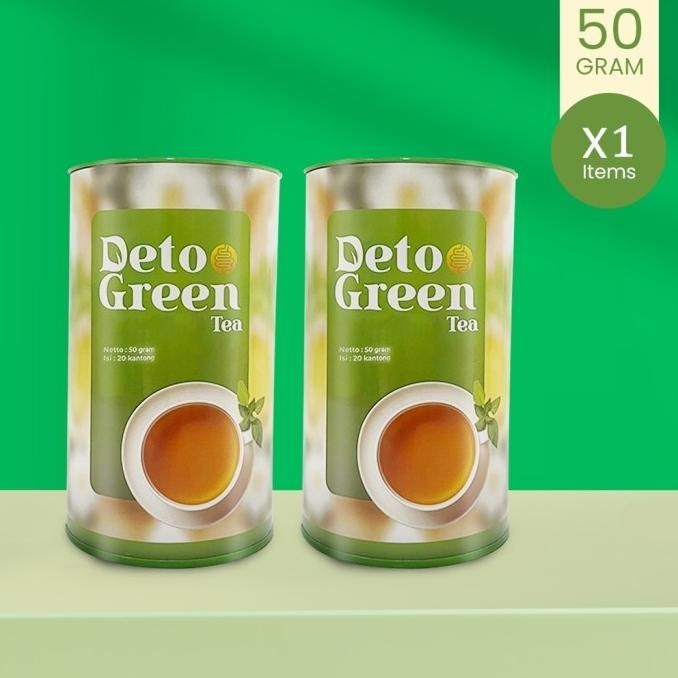 

Deto green original teh detok pencernaan membersihkan usus kotor LJM
