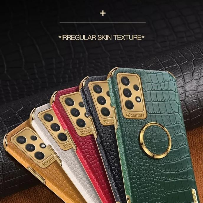 Crocodile Pattern Soft Case Samsung Galaxy A52 4G 5G A52s 5G Casing HP