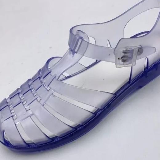 Meisha Colour Glitter Sepatu Sandal Wanita Jelly Shoes Flat New