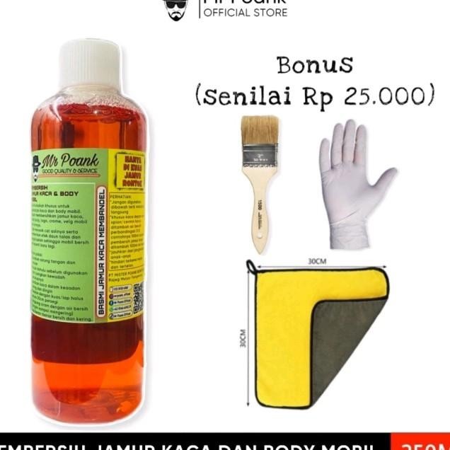 Mr Poank Cairan Pembersih Jamur Kaca Dan Body Mobil Terbaik Paling Amp