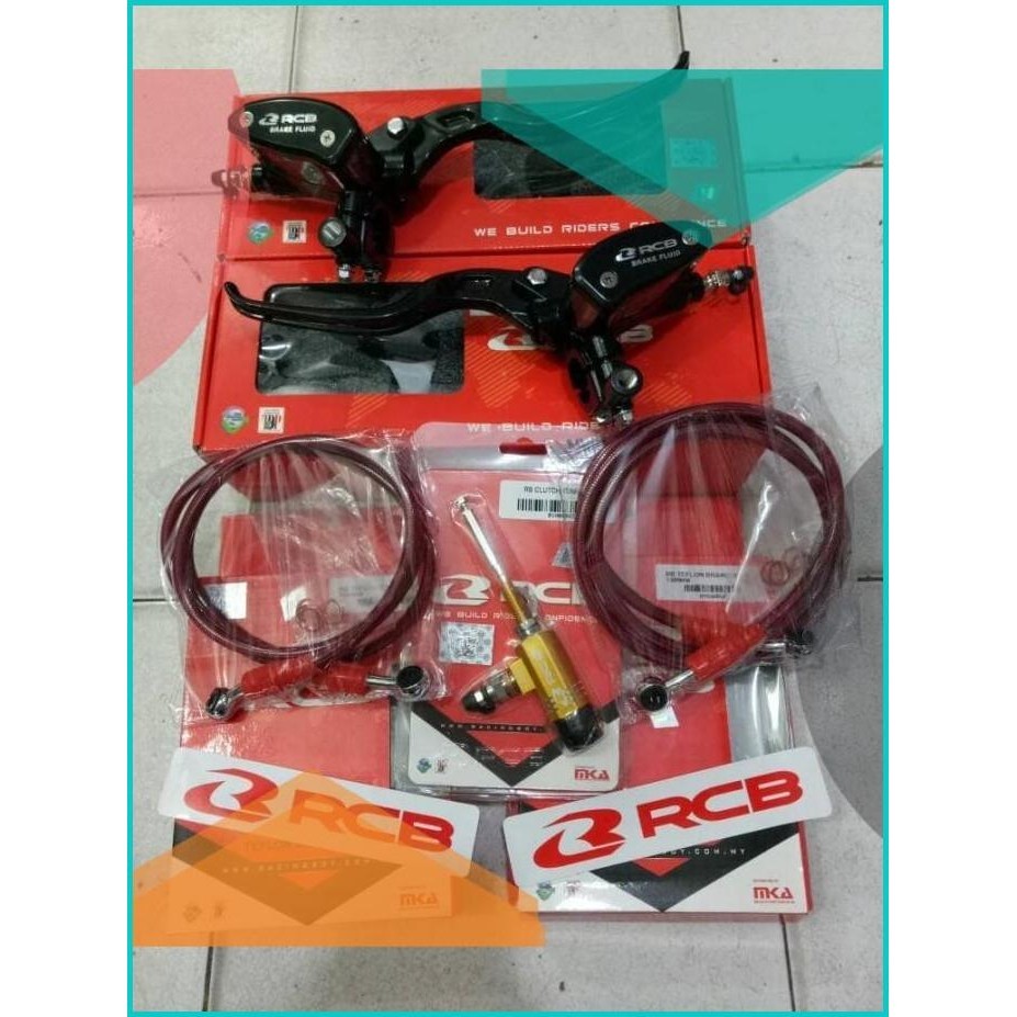 Hidrolik Set Kopling RCB Master Rem kanan kiri RCB Selang Rem RCB 8JVL