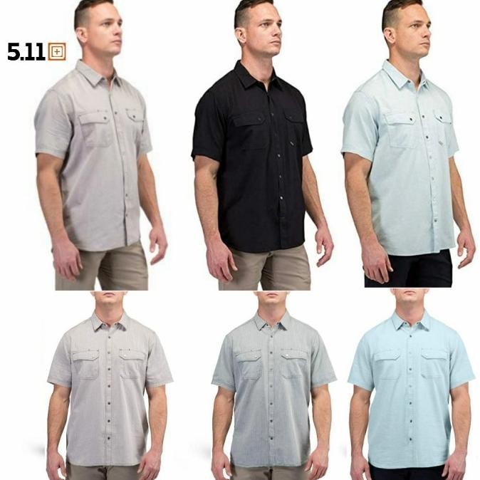 terbaru Kemeja TACTICAL 5.11 Original Pria dewasa Tangan Pendek
