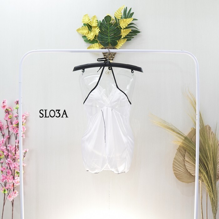 MURAH Sexy Lingerie Woman Babydoll Dress Sleepwear Baju Tdr Lace Seksi SL03B - Fuchsia