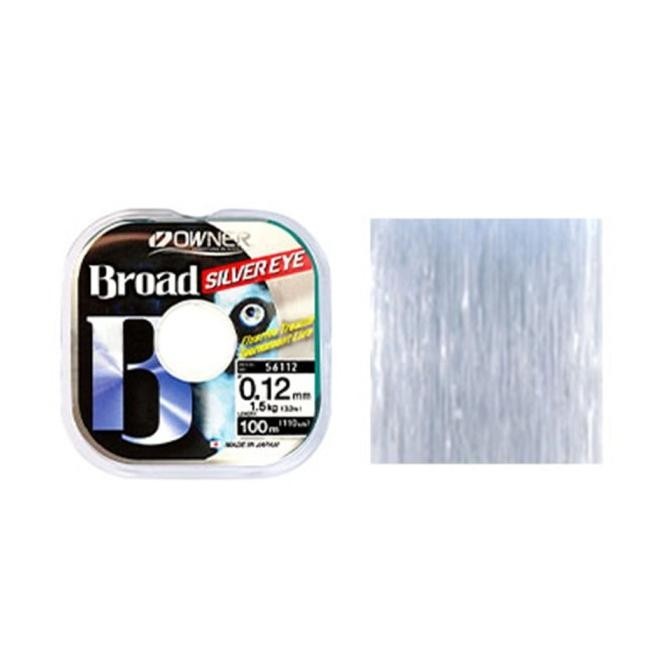 Owner Broad Silver Eye 56112 100m Tournament Line Senar Pancing