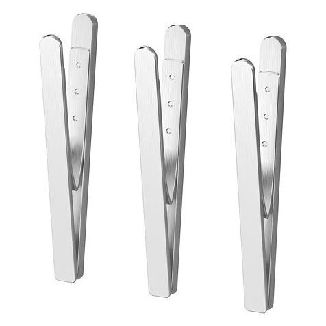 

A717 - Klip Magnet Stainless Steel isi 3 - Klip Kulkas Magnetic Clips
