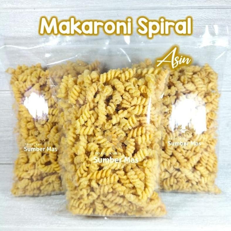 

aq-54 MAKARONI SPIRAL ASIN 1 KG / MAKARONI ULIR / MAKRONI / MACARONI KILOAN Berkualitas