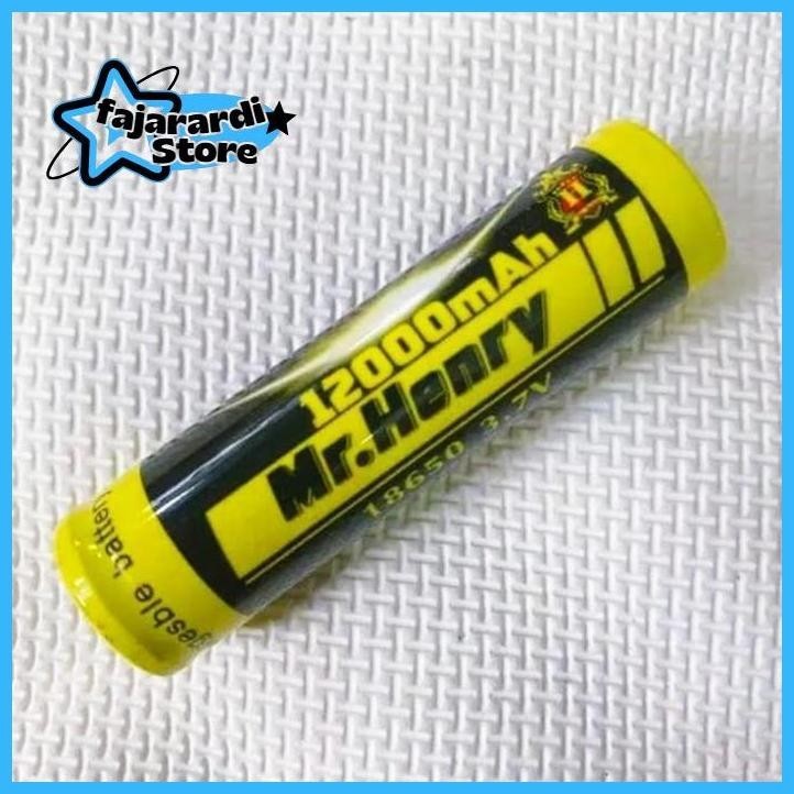 BATERAI BATRAI BATRE Mr Henry Charger 18650 3.7V 12000ma fajarardi085