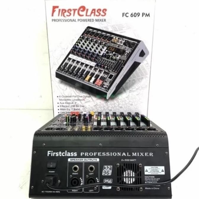 Power Amplifier Firstclass Fc609Pm / Fc 609 Pm / Fc609 Pm 500 Watt X 2