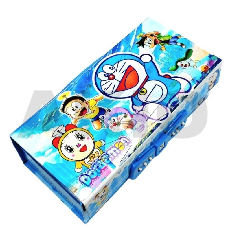 

Wdm-2227 Tempat Pensil Anak 3 Tingkat Kunci 3D Besar Karakter Doraemon Nobita Kk-3988 Mega Sale