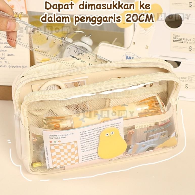 

Cod Tempat Pencil Kotak Pensil Aesthetic Tas Pena Tas Pensil Tempat Alat Tulis Kapasitas Besar Mega Sale