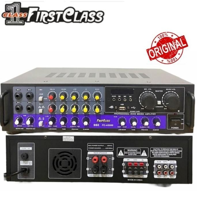 Amplifier Firstclass Fc-A5000 Ampli Karaoke Fca 5000 Fca5000 Fc A 5000