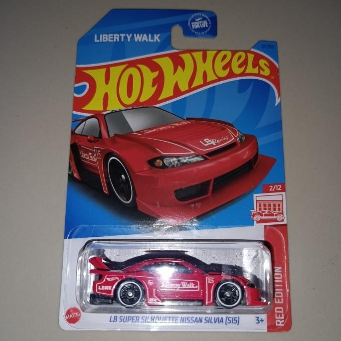 [BUBBLE CRACK] HOT WHEELS (RED EDITION) - LBWK NISSAN SILVIA S15 MERAH 2807T